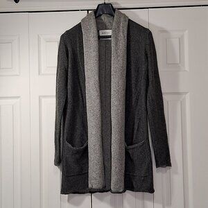 Babaton long cashmere cardigan open front